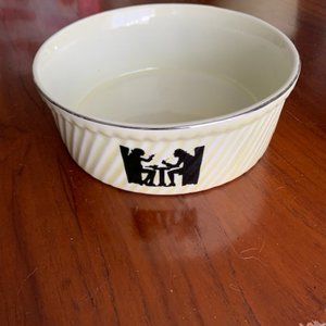 Vintage Hall Tavern Silhouette China Casserole Baker